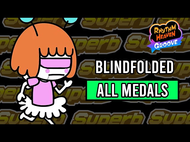 Rhythm Heaven Groove: All Medals Blindfolded Speedrun