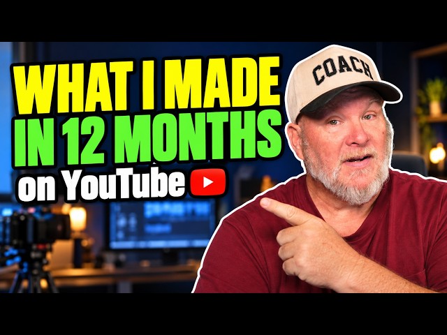 My 12-Month YouTube Income Breakdown (No Viral Video Required)