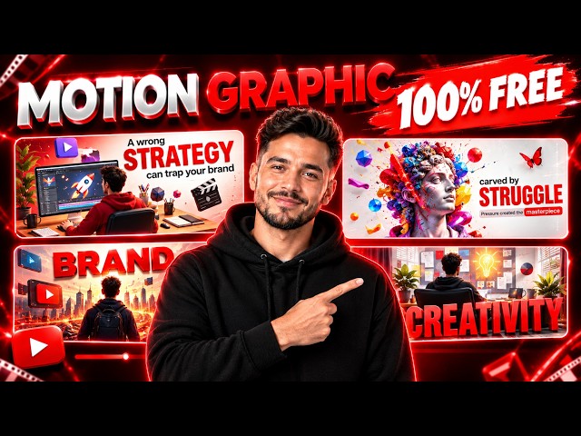 I Made Viral 3D Motion Graphics With FREE AI Tools (No After Effects)