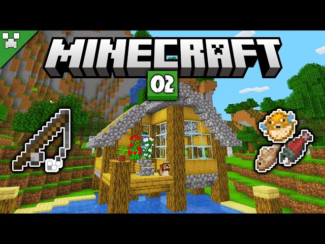 Building a FISHING SHACK! | Python's World (Minecraft Survival Let's Play)