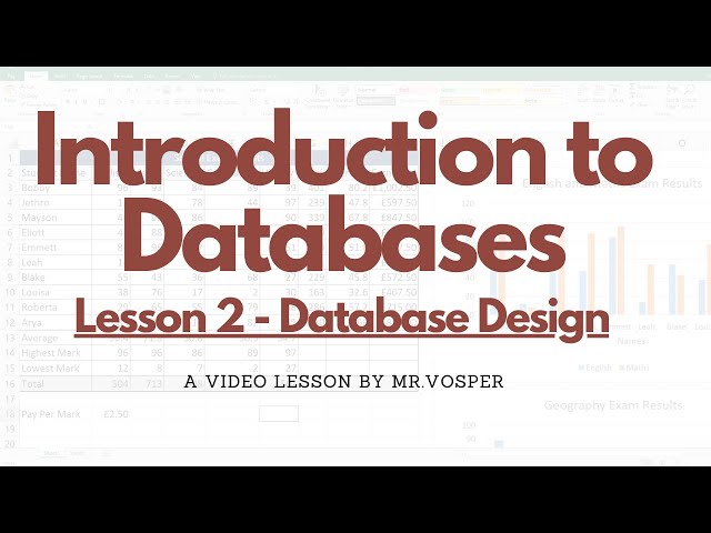 Database Lesson 2 - Create a Database in Microsoft Access 2016 IGCSE ICT