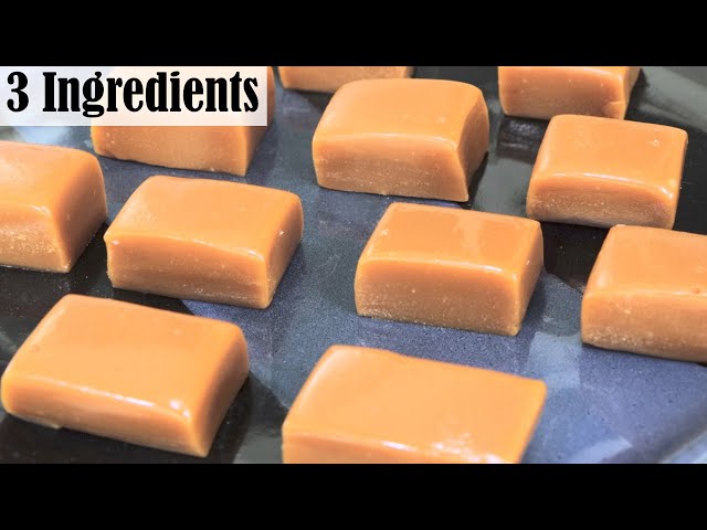 Caramel Toffee Recipe - how to make caramel candy at home