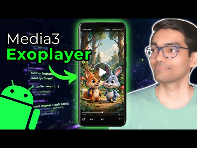 Build a Modern Video Player in Android in 10 Minutes! (Media3 + Compose)  - Android App Development