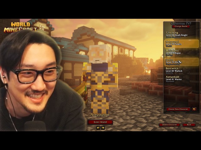 TELL ME THIS IS REAL | MINECRAFT WORLD OF WARCRAFT