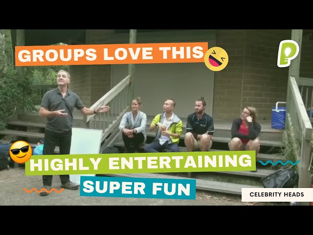 Try this Classic CELEBRITY HEADS game to Engage Your Group | playmeo