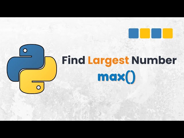Python Tip: How to Find the Largest Number in a Python List