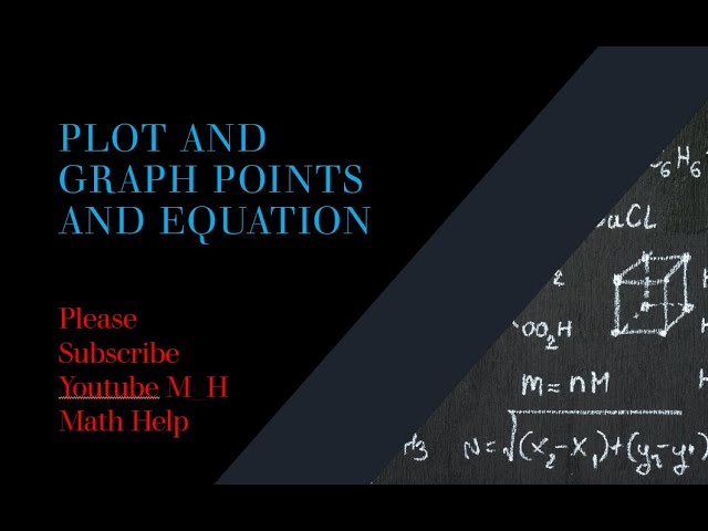Graph an Equation #algebra #mathhelp #maths #prealgebra #calculus #solve #graphic #geometry