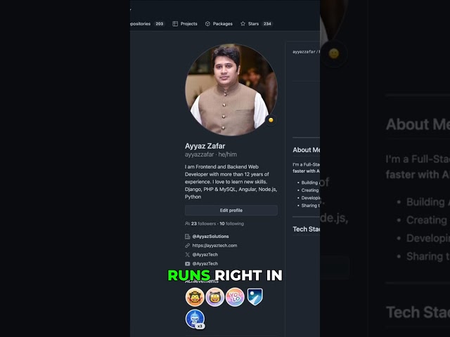Build a Pro GitHub Profile with Cloud Code AI! #github #readme #ai #claudecode