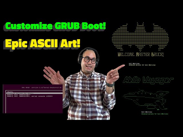 Turn GRUB into Art: Custom ASCII for Your Linux Bootloader