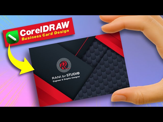 Turn Simple Lines into Jaw-Dropping Business Card in Corel Draw