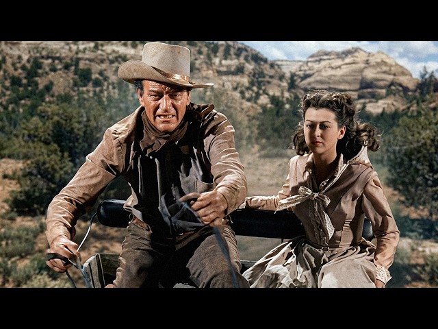 JOHN WAYNE - Can a dangerous outlaw change his ways for love? | Classic Western