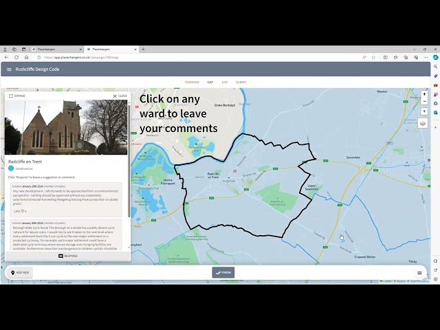 How to submit your views on the Rushcliffe Design Code Consultation
