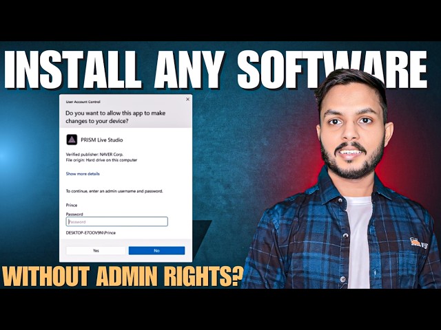 How To Install Any software without Admin Rights 2024 | Install Any App without Admin privileges