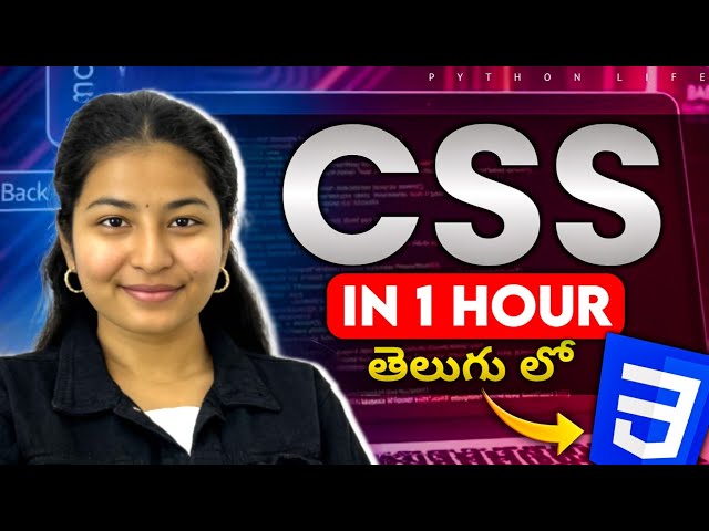 Css Full Course in Telugu | Css in 1 Hour | Css for Beginners in Telugu | Zero to Hero | Learn Css 
