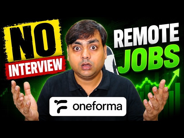 OneForma Jobs 2026: Remote AI Jobs With NO Interview