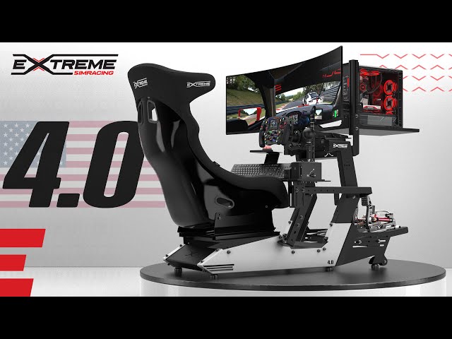 The Ultimate Racing Simulator? | Extreme Sim Racing Chassis 4.0 Unboxing & Setup!