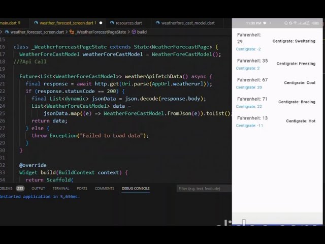 How to get data from weather Api Flutter | Dart