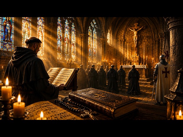 A Sacred Medieval Monastery Atmosphere for Peace & Prayer ✨ | Adeste Fideles