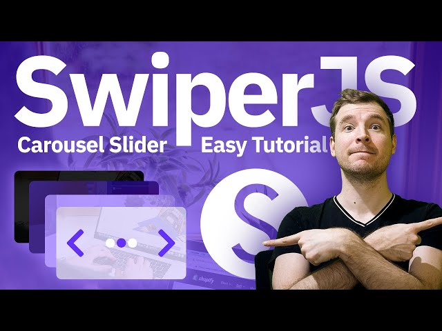 Swiper JS Tutorial | Carousel Slider with SwiperJS