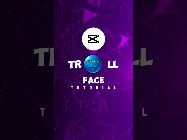 Trending Troll 🌚 Tutorial 🔥 in CapCut