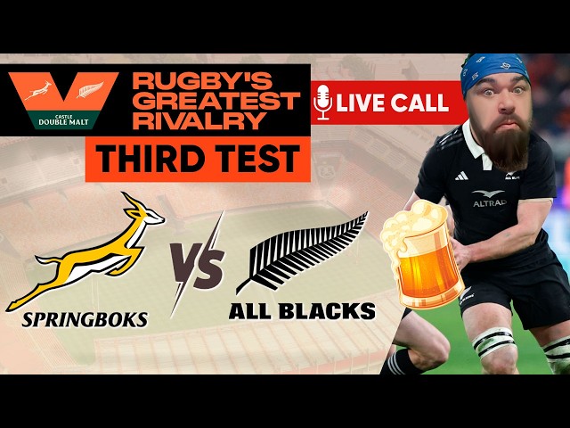 Springboks vs All Blacks Live Stream | Greatest Rivalry Tour - 3rd Test