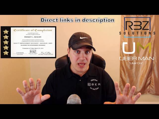 Uber Man Takes R3Z Solutions Driver Retraining Class