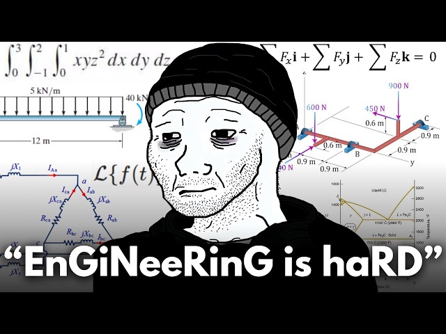 Engineering students fell off