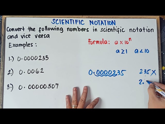 SCIENTIFIC NOTATION | Convert Scientific Notation to Standard form and Vice Versa | Grade 7 | Q4|