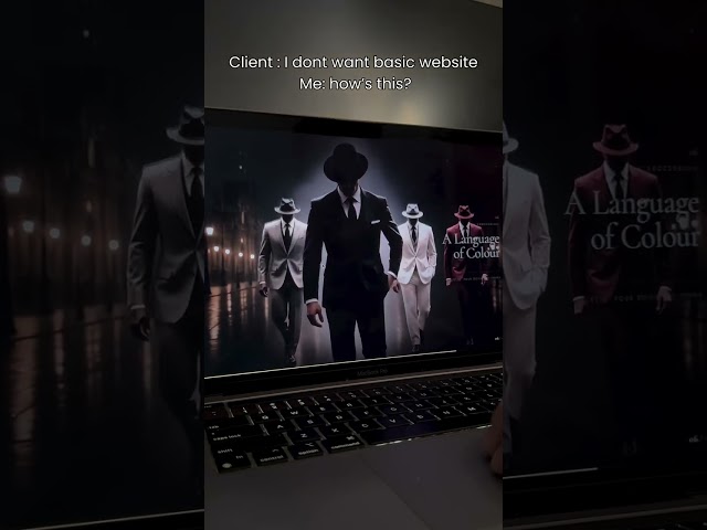 Build this Custom 3D scroll Website for a Tailor Business