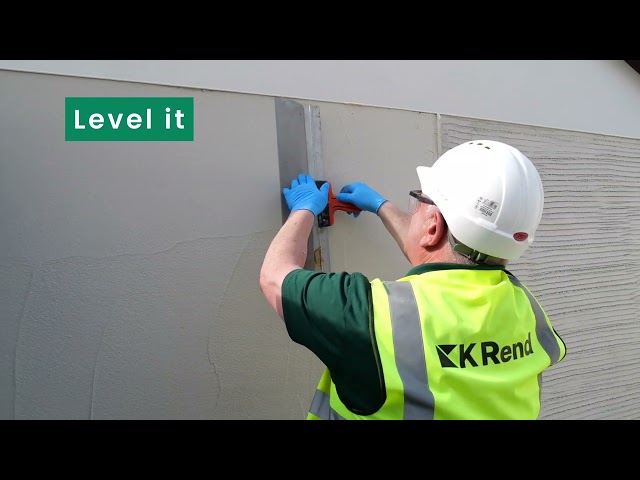 K Rend Silicone Roughcast Application Demonstration