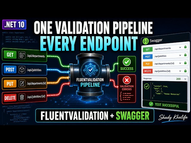 27.One Validation Pipeline for Every Endpoint | FluentValidation + Swagger