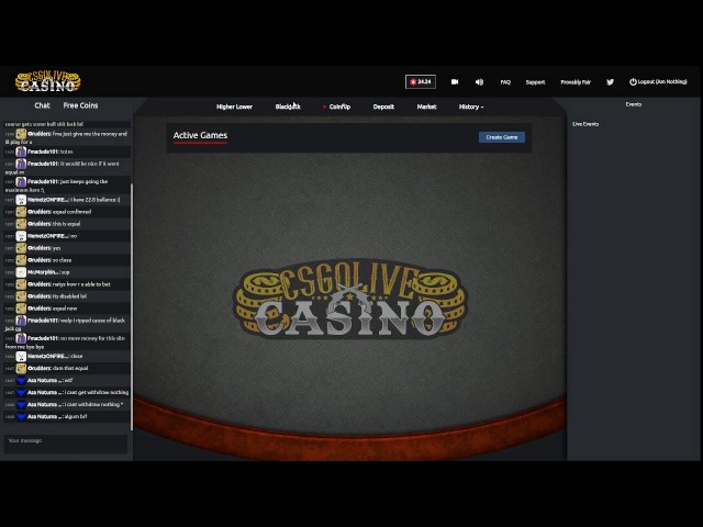 CSGOLive Casino Gambling!