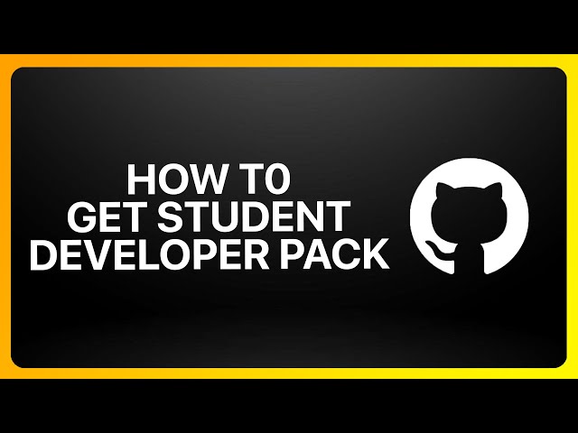 How To Get GitHub Student Developer Pack Tutorial