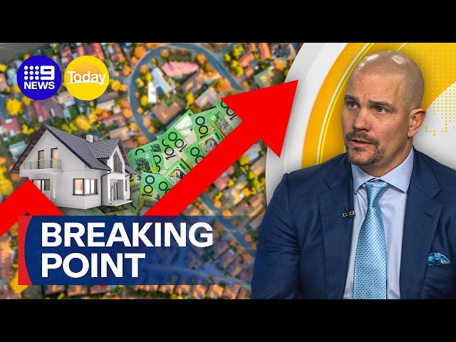 Thousands at mortgage breaking point | 9 News Australia