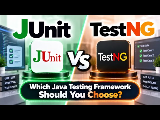 JUnit vs TestNG | Which Java Testing Framework Should You Choose? | Uplatz