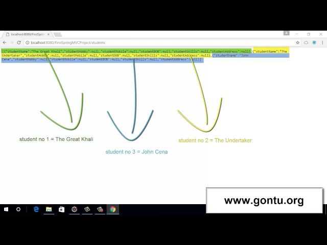 Spring MVC Tutorials 33 - Web Services 03 ( First REST API using @ResponseBody )