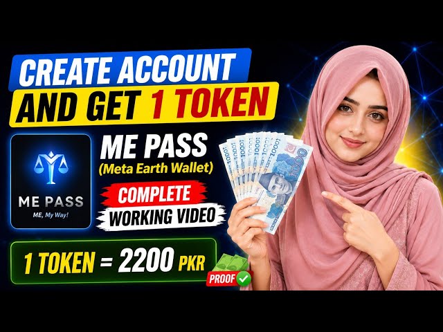 ME PASS Meta Earth Wallet | Account Creation & Token Guide 