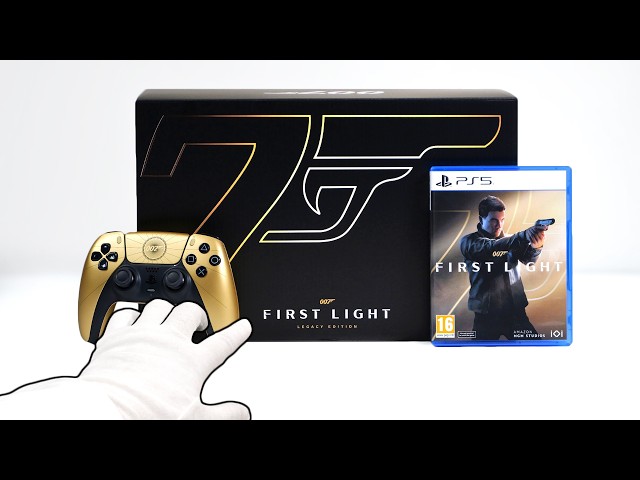 Unboxing 007 First Light DualSense + $300 Collector's Edition (PS5 Pro)