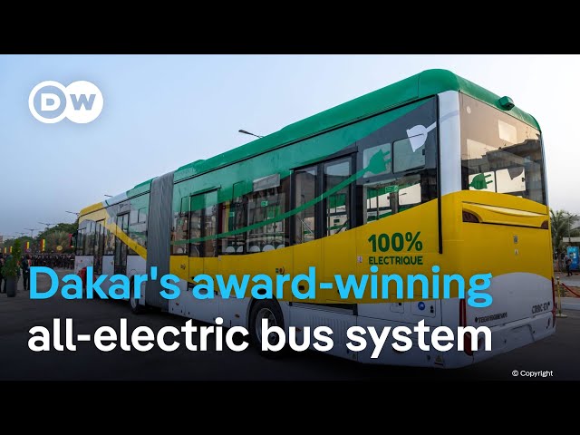 Senegal's award-winning all-electric bus system #dwafrica #senegal