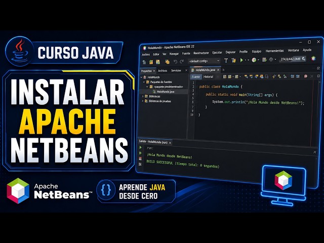 Everything You Need to Install Apache NetBeans 29 and Java JDK 25 | Java Course 2026 #2