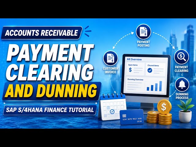 Accounts Receivable - Payment Clearing and Dunning | SAP S/4HANA Finance Tutorial | Uplatz