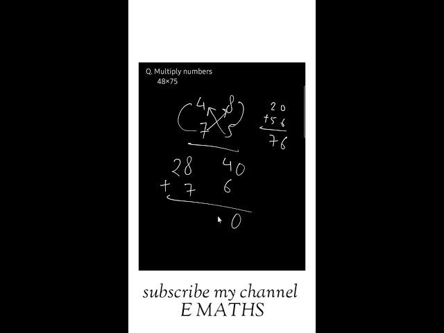 Multiplication trick