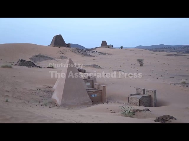 War and accumulating sand threaten Sudan’s Meroe pyramids