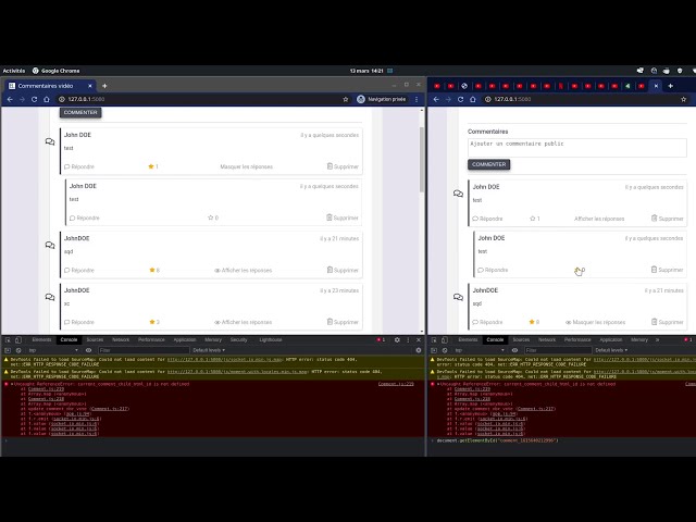 ( Flask & Websocket ) Debug comment system coding session