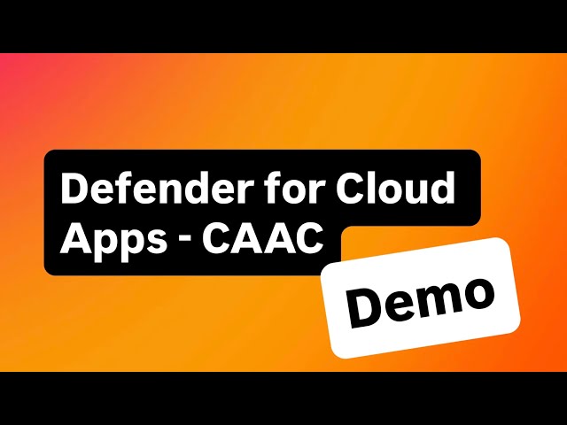 Microsoft Defender for Cloud Apps: Conditional Access App Control Demo | Real-Time Session Control