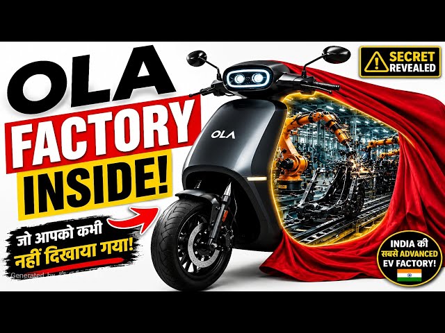 How Is an Ola Electric Bike Made? Inside India's Biggest EV Factory | Robots, Battery & AI Secrets