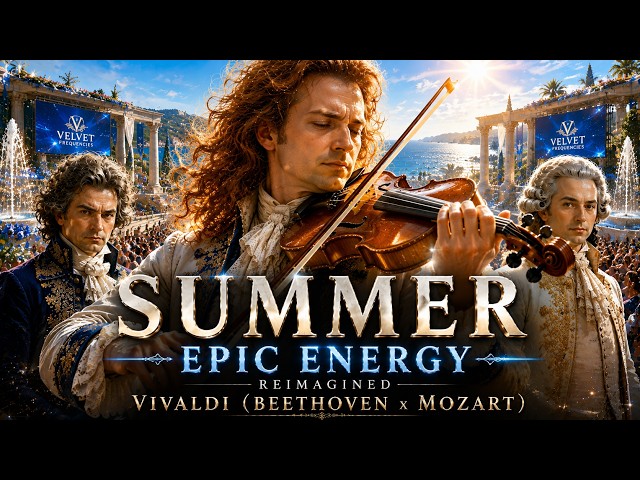 Vivaldi (Beethoven x Mozart) Violin House Music Mix – Summer Reimagined | 30 Min Epic Energy
