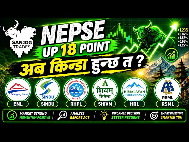 NEPSE Up 18 Points | Is This The Right Time to Buy ? |