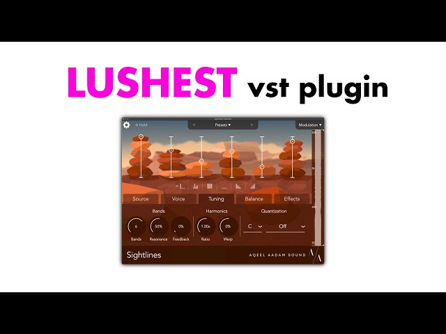 This vst plugin is so lush