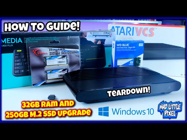 Atari VCS Teardown 32GB RAM Upgrade & M.2 SSD Install